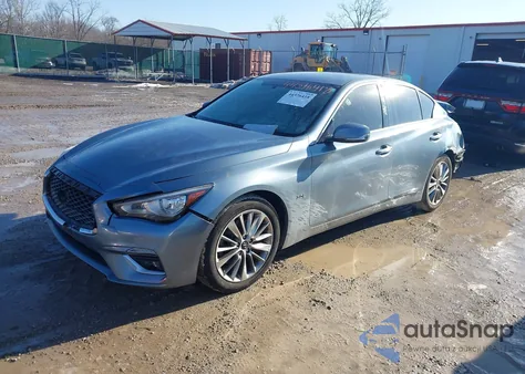 2018 Infiniti Q50 3.0T Luxe from USA, damaged, VIN JN1EV7APXJM364130